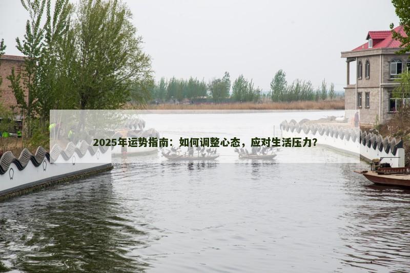 2025年运势指南：如何调整心态，应对生活压力？