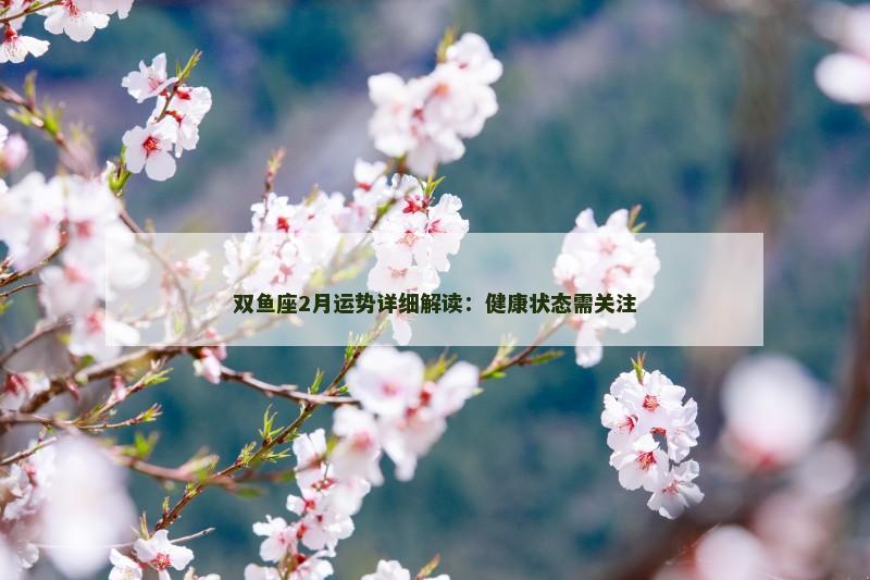 双鱼座2月运势详细解读：健康状态需关注