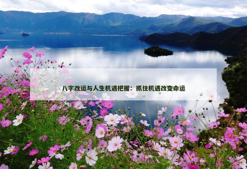 八字改运与人生机遇把握：抓住机遇改变命运
