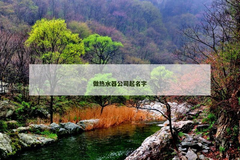 做热水器公司起名字