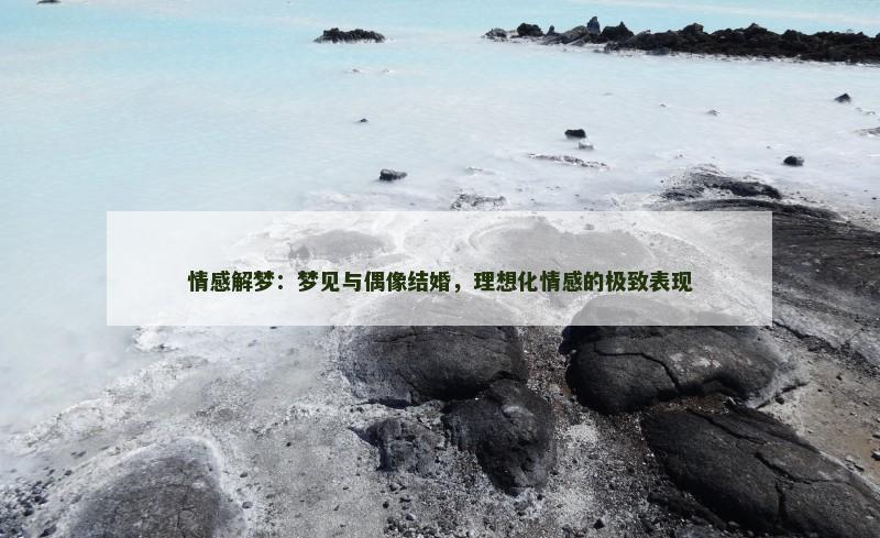 情感解梦：梦见与偶像结婚，理想化情感的极致表现