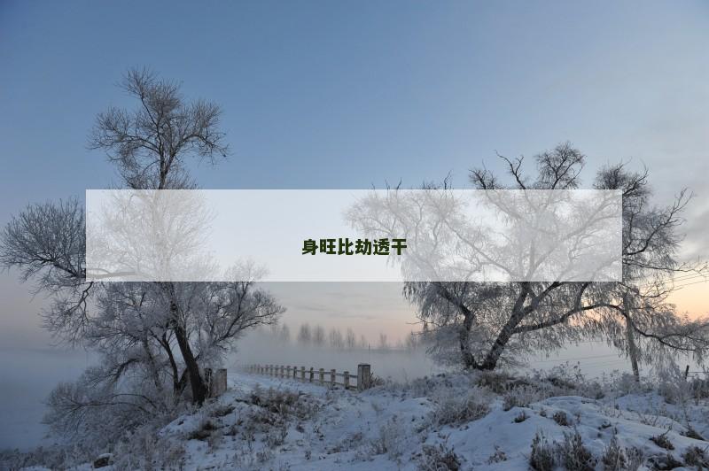 身旺比劫透干