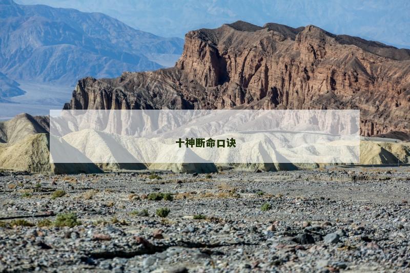 十神断命口诀