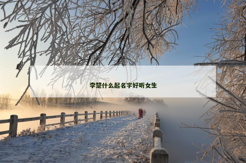 李楚什么起名字好听女生