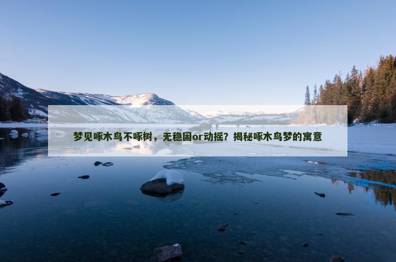 梦见啄木鸟不啄树，无稳固or动摇？揭秘啄木鸟梦的寓意